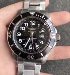 Breitling Superocean II 44MM A17392D7/BD68 GF Stainless Steel Black Dial Swiss 2824-2