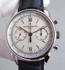 Vacheron Constantin Patrimony Traditionnelle Stainless Steel White Dial Swiss Lemania