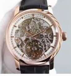 Vacheron Constantin Patrimony Tourbillon Rose Gold Skeleton & White Dial Swiss Tourbillon