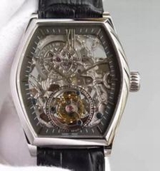 Vacheron Constantin Malte Tourbillon Stainless Steel Skeleton & Black Dial Swiss Tourbillon