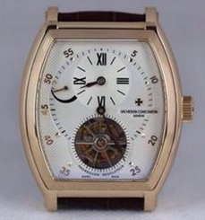 Vacheron Constantin Malte Tourbillon Regulator 24K Gold Plated White Dial Swiss Tourbillon