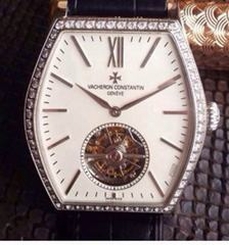 Vacheron Constantin Malte Tourbillon Stainless Steel & Diamonds White Dial Swiss Tourbillon