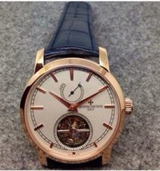 Vacheron Constantin Patrimony Tourbillon Rose Gold White Dial Swiss Tourbillon