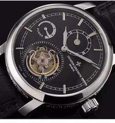Vacheron Constantin Patrimony Tourbillon Stainless Steel Black Dial Swiss Tourbillon