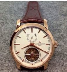 Vacheron Constantin Patrimony Tourbillon Rose Gold White Dial Swiss Tourbillon