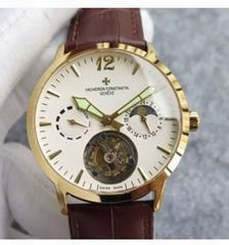 Vacheron Constantin Patrimony Tourbillon Rose Gold White Dial Swiss Tourbillon