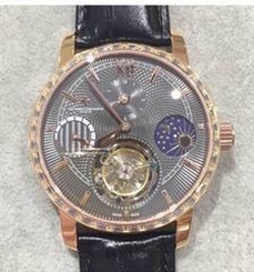 Vacheron Constantin Patrimony Tourbillon Rose Gold & Diamonds Black Dial Swiss Tourbillon