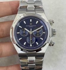 Vacheron Constantin Overseas Chronograph Stainless Steel Blue Dial Swiss 7750