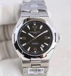Vacheron Constantin Overseas 47040 N Stainless Steel Black Dial Swiss 2824-2