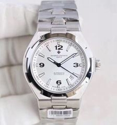 Vacheron Constantin Overseas 47040 N Stainless Steel White Dial Swiss 2824-2