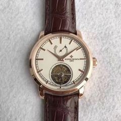 Vacheron Constantin Patrimony Traditionnelle 14-Day Tourbillon 89000 TF Rose Gold White Dial Swiss 2260
