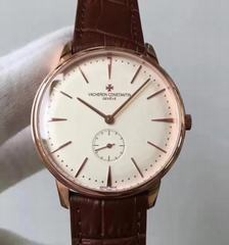 Vacheron Constantin Patrimony 1110U/000R-B085 N Rose Gold White Dial Swiss 4400AS