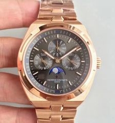 Vacheron Constantin Overseas Ultra Thin Perpetual Calendar 4300V/120G-B102 BF Rose Gold Anthracite Dial Swiss 1120 QP