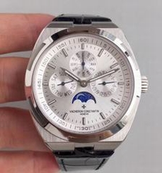 Vacheron Constantin Overseas Ultra Thin Perpetual Calendar 4300V/120G-B102 BF Stainless Steel Silver Dial Swiss 1120 QP