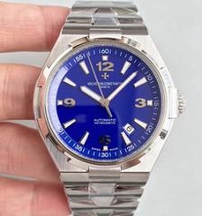 Vacheron Constantin Overseas 47040 JJ Stainless Steel Blue Dial M9015