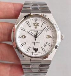 Vacheron Constantin Overseas 47040 JJ Stainless Steel White Dial M9015