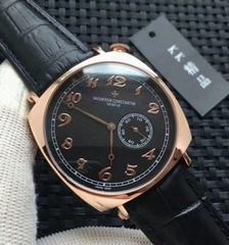Vacheron Constantin Historiques American 1921 82035/000R-9359 KK Stainless Steel Black Dial Swiss 4400