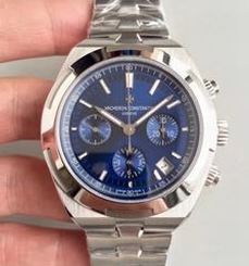 Vacheron Constantin Overseas Chronograph 5500V/110A-B148 JF Stainless Steel Blue Dial Swiss 7750