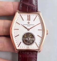 Vacheron Constantin Malte Tourbillon 30130/000R-9754 JF Rose Gold White Dial Swiss 2795