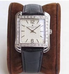 Vacheron Constantin Historiques Toledo 1951 86300 GS Stainless Steel & Diamonds White Dial M9015