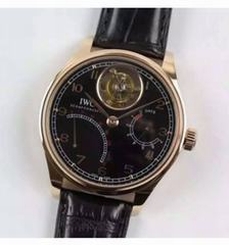 IWC Portuguese Tourbillon IW504602 Rose Gold Black Dial Swiss IWC Tourbillon