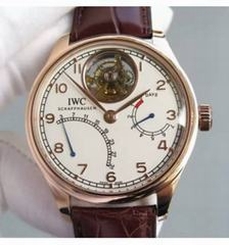 IWC Portugese Tourbillon Mystere Retrograde IW504602 Rose Gold White Dial Swiss IWC Tourbillon