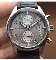 IWC Pilot IW387808 Chronograph Stainless Steel Gray Dial Swiss 7750