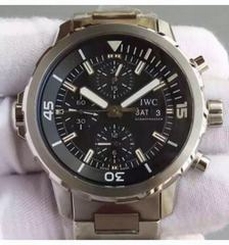 IWC Aquatimer IW376803 Chronograph Stainless Steel Black Dial Swiss 7750