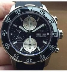 IWC Aquatimer IW3767 Stainless Steel Black Dial Swiss 7750