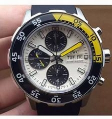IWC Aquatimer IW3767 Stainless Steel White Dial Swiss 7750