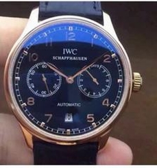 IWC Portuguese IW5007 Power Reserve Rose Gold Black Dial Swiss IWC 52010