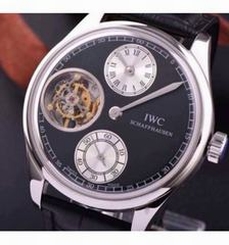 IWC Portuguese Regulateur Tourbillon IW5446 Stainless Steel Black Dial Swiss Tourbillon