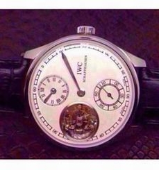  IWC Portuguese Regulateur Tourbillon IW5446 Stainless Steel White Dial Swiss Tourbillon
