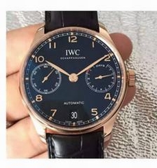 IWC Portuguese IW500701 Rose Gold Black Dial Swiss 52010