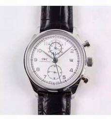 IWC Portuguese Chronograph Classic IW390403 Stainless Steel White Dial Swiss 89361