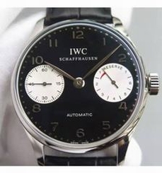 IWC Portuguese IW5001 Stainless Steel Black & White Dial Swiss 52010
