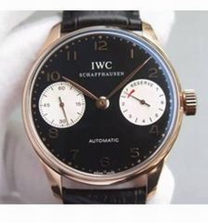 IWC Portuguese IW5001 Rose Gold Black & White Dial Swiss 52010