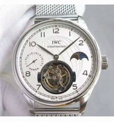 IWC Portuguese Regulateur Tourbillon Stainless Steel White Dial Swiss Tourbillon