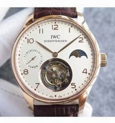 IWC Portuguese Regulateur Tourbillon Rose Gold White Dial Swiss Tourbillon