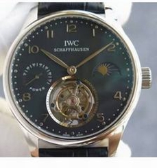 IWC Portuguese Regulateur Tourbillon Stainless Steel Black Dial Swiss Tourbillon