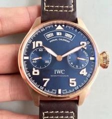 Iwc Big Pilot Annual Calendar Le Petit Prince IW502701 YL Rose Gold Blue Dial Swiss 52850