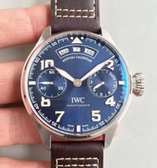 IWC Big Pilot Annual Calendar Le Petit Prince IW502703 AZ Stainless Steel Blue Dial Swiss 52850