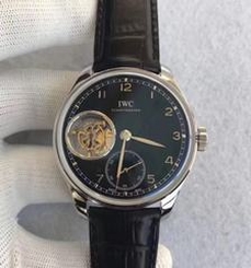 IWC Portugieser Tourbillon IW546301 YL Stainless Steel Black Dial Swiss Caliber 65192