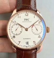 IWC Portugieser IW500701 ZF Rose Gold White Dial Swiss 52010