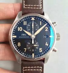 IWC Pilot Chronograph IW387808 ZF Stainless Steel Black Dial Swiss 7750
