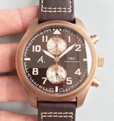 IWC Pilot Last Flight Chronograph IW388005 ZF Brown Ceramic Brown Dial Swiss 7750