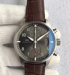 IWC Pilot Spitfire Chronograph IW387802 ZF Stainless Steel Anthracite Dial Swiss 7750