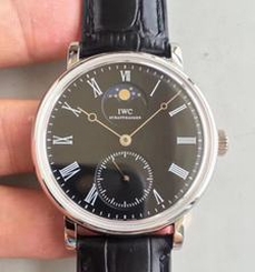 IWC Vintage Portofino IW544801 VF Stainless Steel Black Dial Swiss 98800