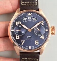 IWC Big Pilot Annual Calendar Edition 150 Years IW502708 N Rose Gold Blue Dial Swiss 52850