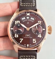 IWC Big Pilot Annual Calendar Edition 150 Years IW502708 N Rose Gold Chocolate Dial Swiss 52850